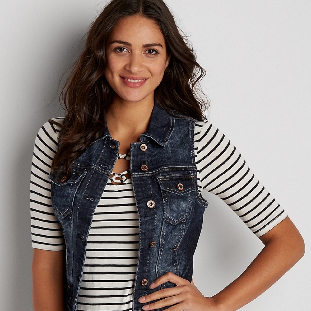 Maurices Denim Vest